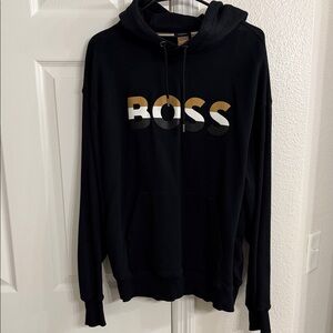Hugo Boss Black Hoodie with Logo